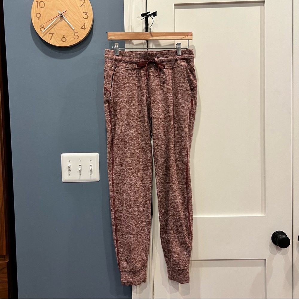 Lululemon Ready to Rulu High-Rise Fleece Jogger Size 6 Heathered Savannah